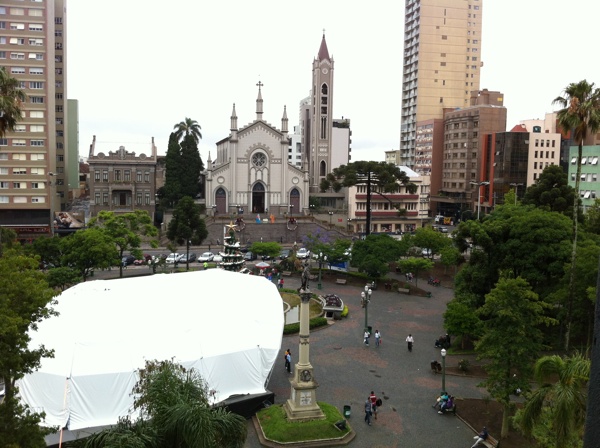 Visão do escritório sobre a cidade